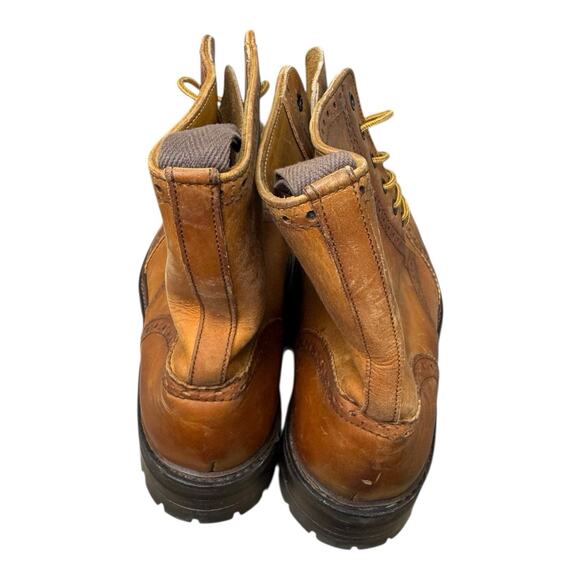 Crockett & Jones Polo Ralph Lauren Country Brogue Wingtip Boots Size 12 D - Picture 3 of 15